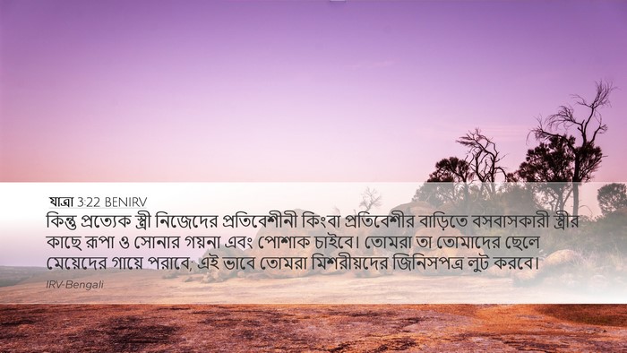 যাত্ৰা 3:22 BENIRV Bible Verse Image