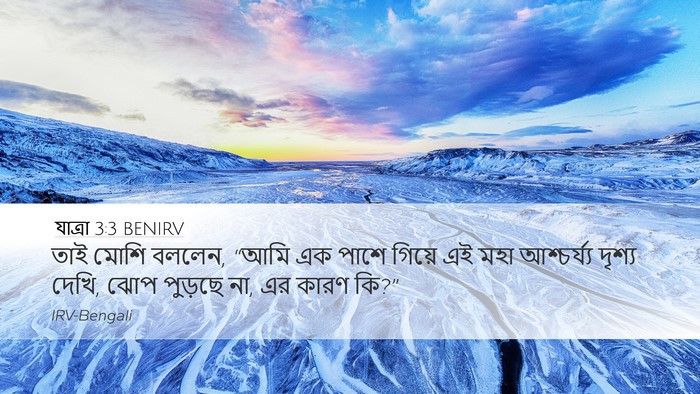 যাত্ৰা 3:3 BENIRV Bible Verse Image