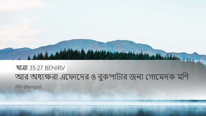 যাত্ৰা 35:27 BENIRV Bible Verse Image