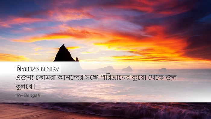 যিচয়া 12:3 BENIRV Bible Verse Image