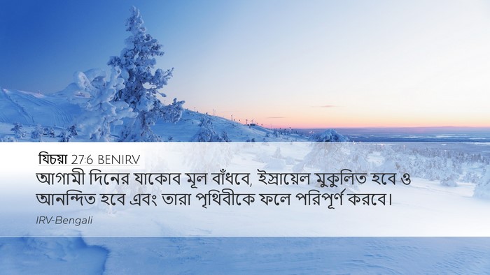 যিচয়া 27:6 BENIRV Bible Verse Image
