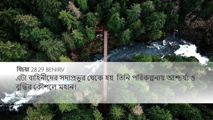 যিচয়া 28:29 BENIRV Bible Verse Image