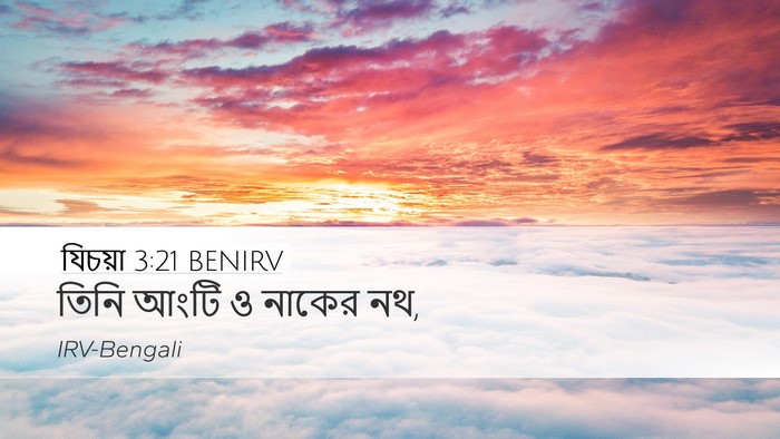 যিচয়া 3:21 BENIRV Desktop Wallpaper - তিনি আংটি ও নাকের - Desktop Bible Verse Wallpaper