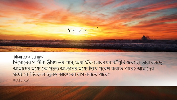 যিচয়া 33:14 BENIRV Bible Verse Image