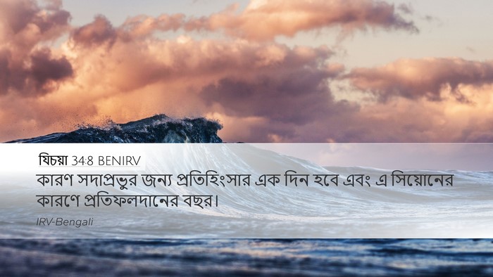 যিচয়া 34:8 BENIRV Bible Verse Image