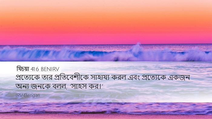 যিচয়া 41:6 BENIRV Bible Verse Image