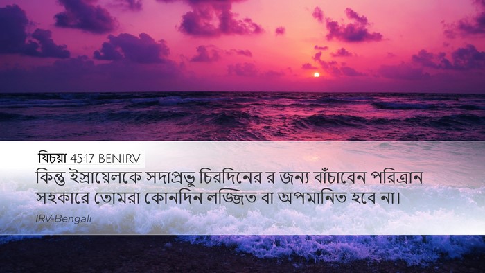 যিচয়া 45:17 BENIRV Bible Verse Image