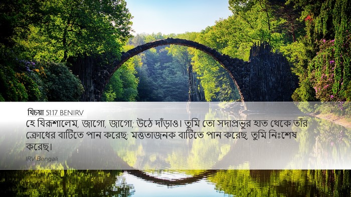 যিচয়া 51:17 BENIRV Bible Verse Image