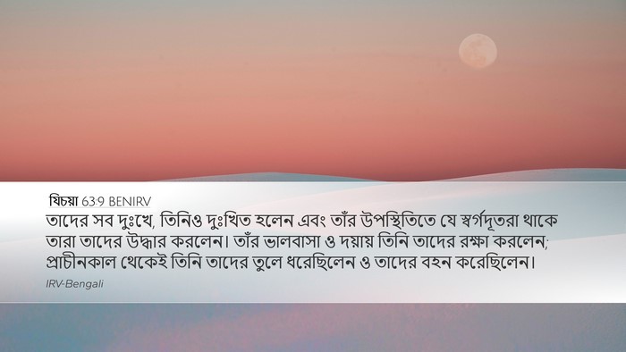 যিচয়া 63:9 BENIRV Bible Verse Image