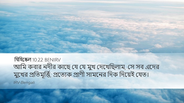 যিহিষ্কেল 10:22 BENIRV Bible Verse Image