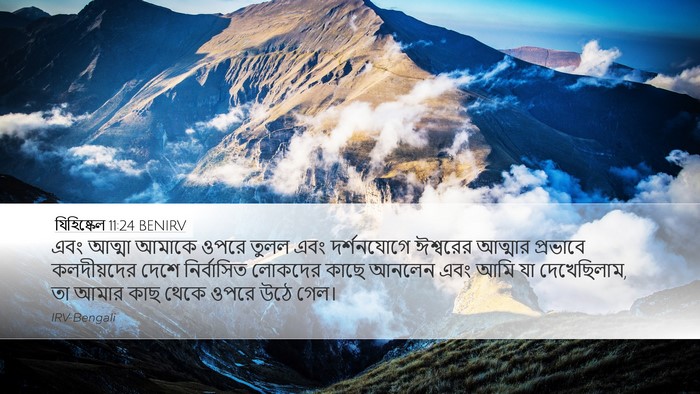 যিহিষ্কেল 11:24 BENIRV Bible Verse Image