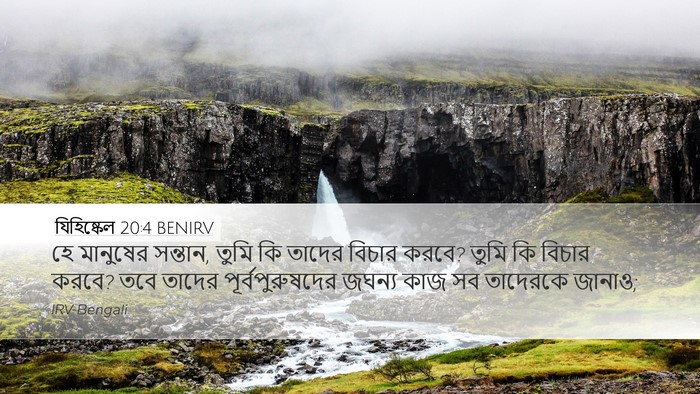 যিহিষ্কেল 20:4 BENIRV Bible Verse Image