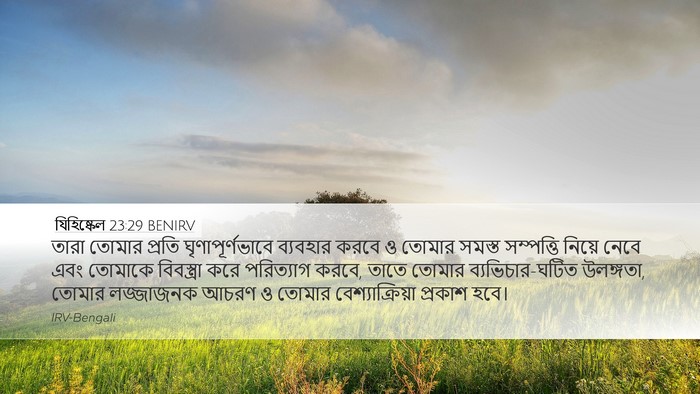 যিহিষ্কেল 23:29 BENIRV Bible Verse Image