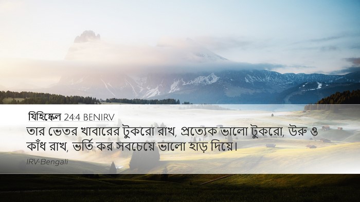 যিহিষ্কেল 24:4 BENIRV Bible Verse Image