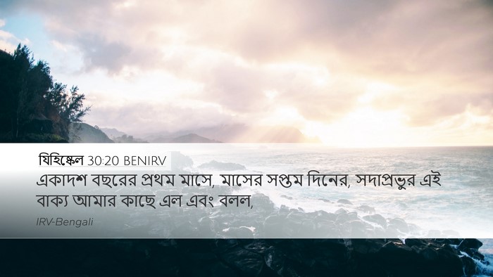 যিহিষ্কেল 30:20 BENIRV Bible Verse Image
