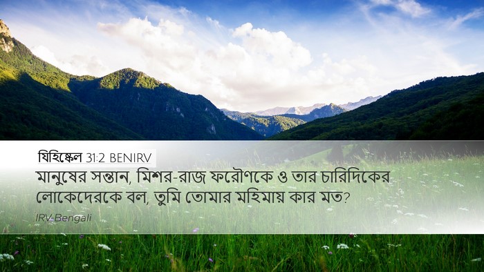 যিহিষ্কেল 31:2 BENIRV Bible Verse Image