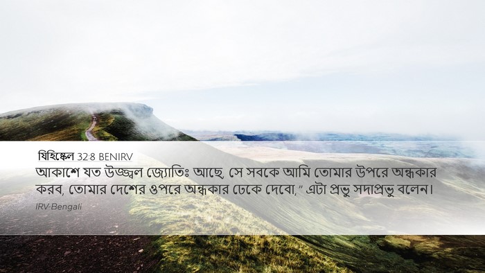 যিহিষ্কেল 32:8 BENIRV Bible Verse Image