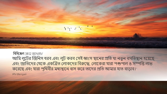 যিহিষ্কেল 38:12 BENIRV Bible Verse Image