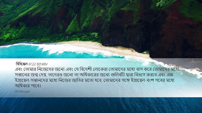 যিহিষ্কেল 47:22 BENIRV Bible Verse Image