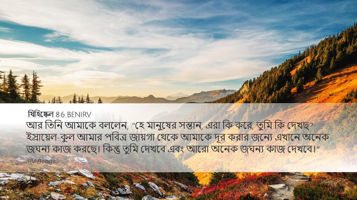 যিহিষ্কেল 8:6 BENIRV Bible Verse Image