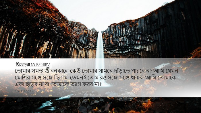 যিহোচূৱা 1:5 BENIRV Bible Verse Image