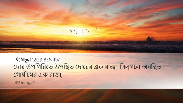 যিহোচূৱা 12:23 BENIRV Bible Verse Image