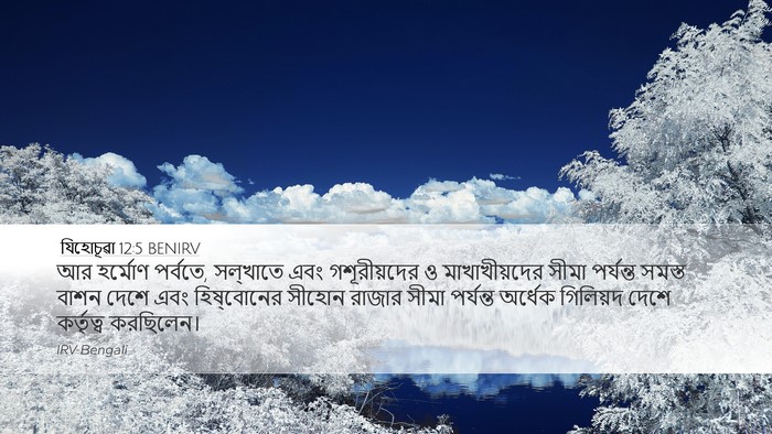 যিহোচূৱা 12:5 BENIRV Bible Verse Image