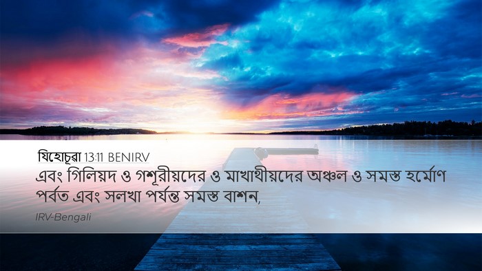 যিহোচূৱা 13:11 BENIRV Bible Verse Image