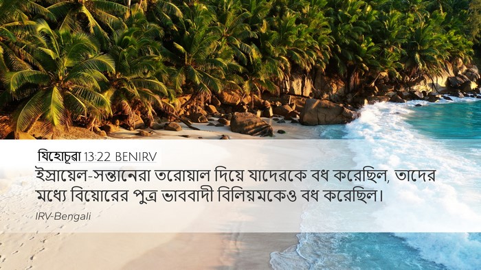 যিহোচূৱা 13:22 BENIRV Desktop Wallpaper -  - Desktop Bible Verse Wallpaper