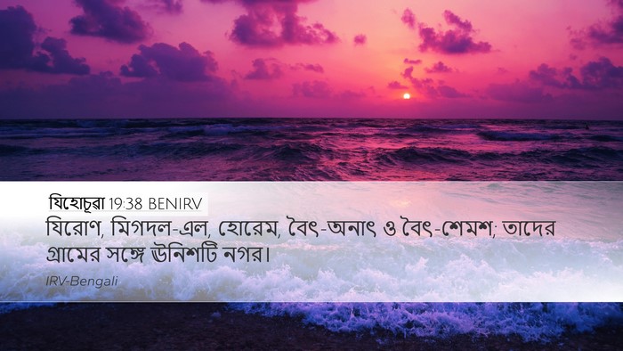 যিহোচূৱা 19:38 BENIRV Bible Verse Image