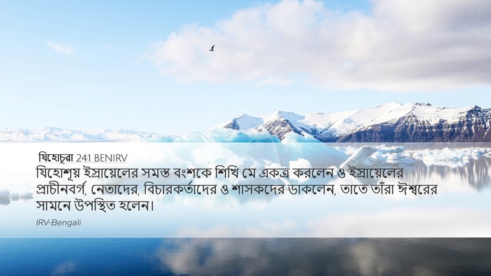 যিহোচূৱা 24:1 BENIRV Bible Verse Image