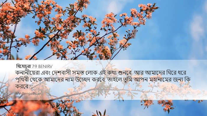 যিহোচূৱা 7:9 BENIRV Desktop Wallpaper - কনানীয়েরা এবং - Desktop Bible Verse Wallpaper