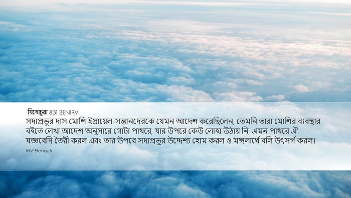 যিহোচূৱা 8:31 BENIRV Bible Verse Image