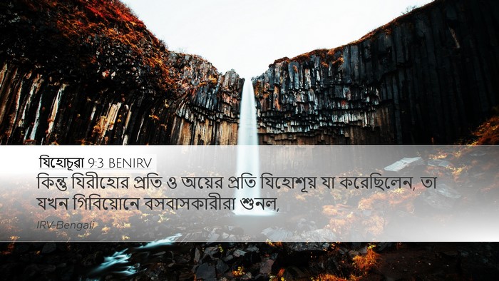 যিহোচূৱা 9:3 BENIRV Bible Verse Image
