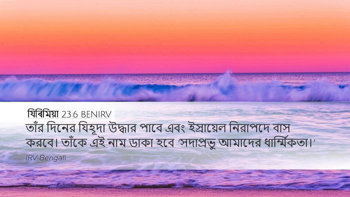 যিৰিমিয়া 23:6 BENIRV Bible Verse Image