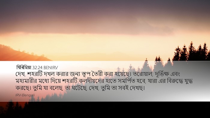 যিৰিমিয়া 32:24 BENIRV Bible Verse Image