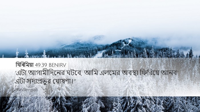 যিৰিমিয়া 49:39 BENIRV Bible Verse Image
