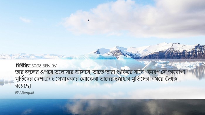 যিৰিমিয়া 50:38 BENIRV Bible Verse Image