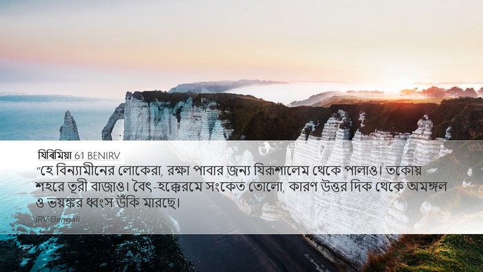 যিৰিমিয়া 6:1 BENIRV Bible Verse Image