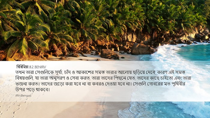 যিৰিমিয়া 8:2 BENIRV Bible Verse Image