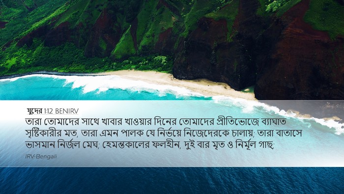 যুদের 1:12 BENIRV Bible Verse Image