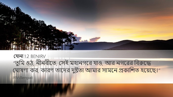 যোনা 1:2 BENIRV Bible Verse Image