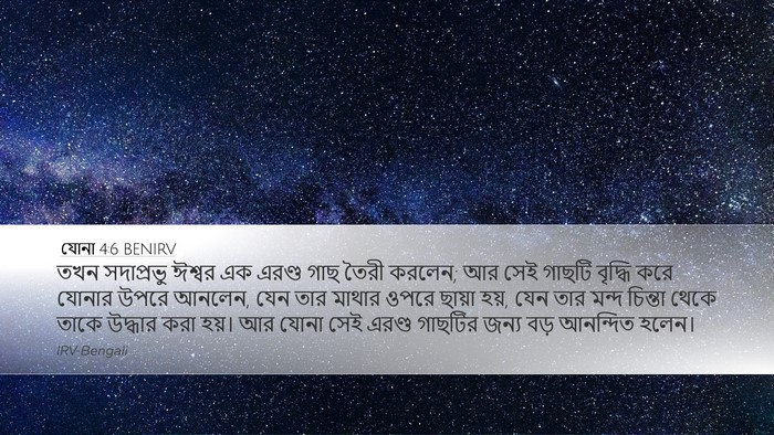 যোনা 4:6 BENIRV Bible Verse Image