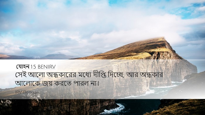 যোহন 1:5 BENIRV Bible Verse Image