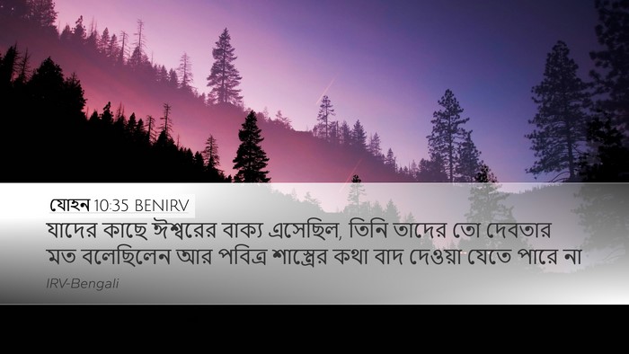যোহন 10:35 BENIRV Bible Verse Image