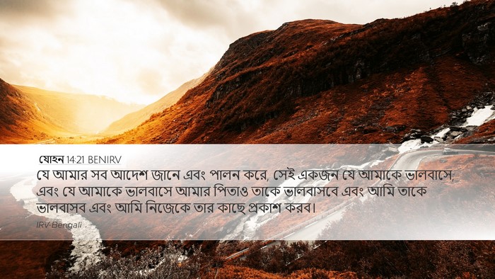 যোহন 14:21 BENIRV Bible Verse Image