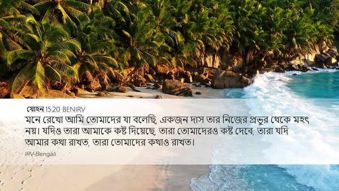 যোহন 15:20 BENIRV Bible Verse Image