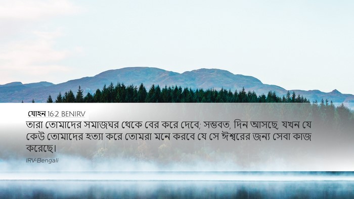 যোহন 16:2 BENIRV Bible Verse Image