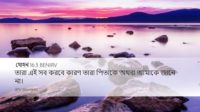 যোহন 16:3 BENIRV Bible Verse Image