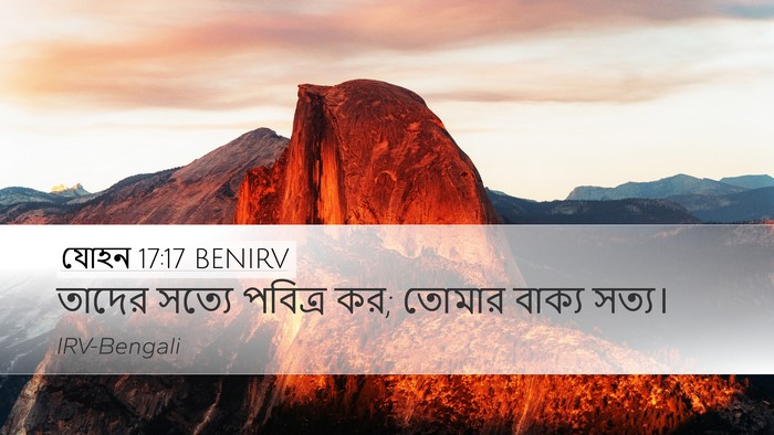 যোহন 17:17 BENIRV Bible Verse Image